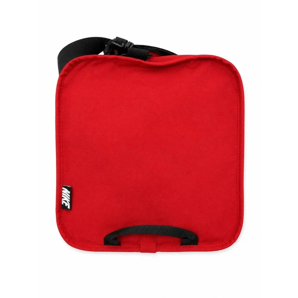 Nike Team Training Duffel Bag Red Black Gym Travel Sport Swoosh BA4895-601